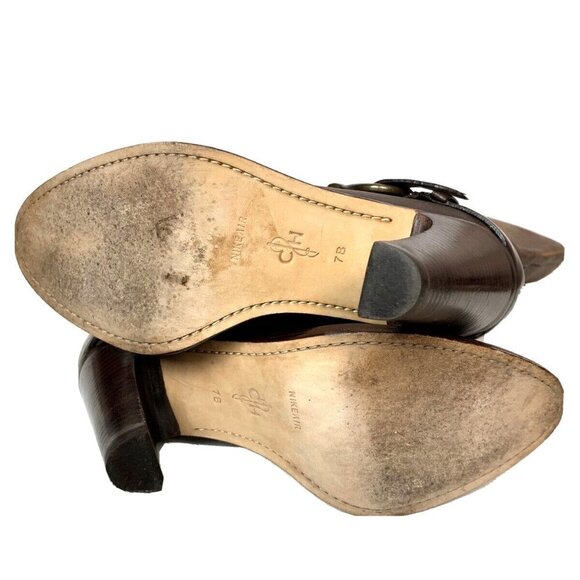 Cole Haan Women's Air Tantivy Knee-High Leather Boot in Chestnut - Picture 12 of 12